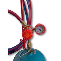 Zestaw do lutowania grzania propan tlen butle 3 + 8 wózek