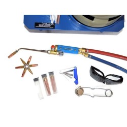 Zestaw do lutowania twardego i cięcia z butlą tlenową 10L
