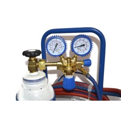 Zestaw do lutowania twardego i cięcia z butlą tlenową 10L