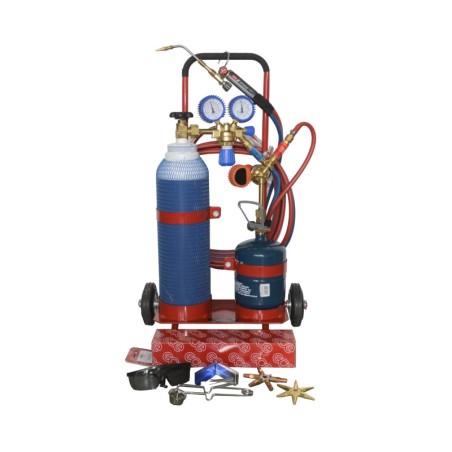 Zestaw do luto-spawania na stojaku z palnikiem GCE