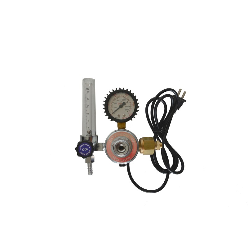 Reduktor Argon CO2 z rotametrem i podgrzewaczem