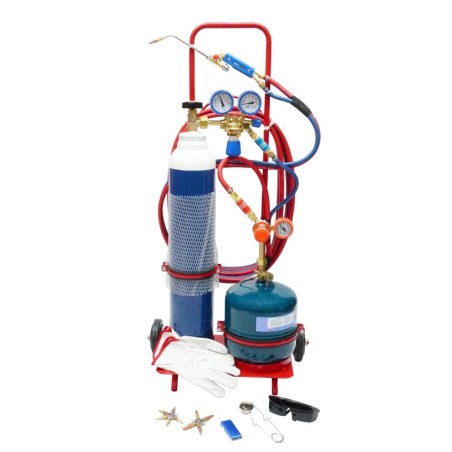 Zestaw do lutowania twardego propan tlen 3+8