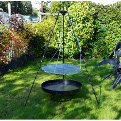 GRILL OGRODOWY RUSZT 60CM NIKLOWANY