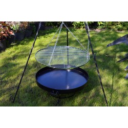 GRILL OGRODOWY RUSZT 60CM NIKLOWANY